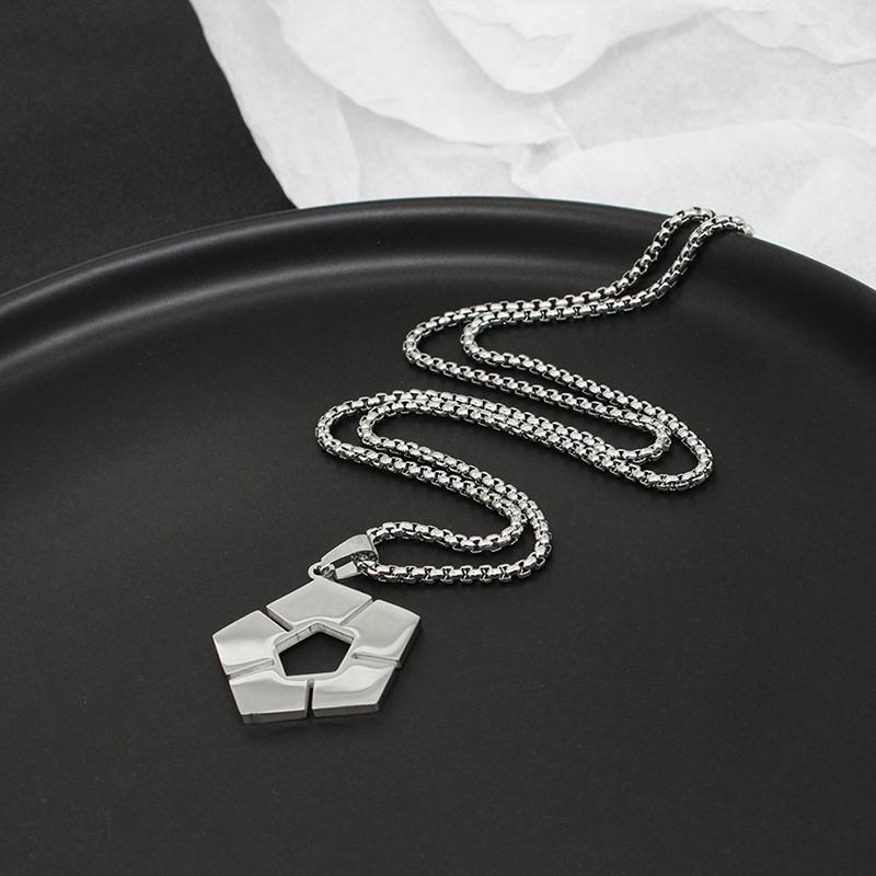 Blue Lock Necklace Women Anime Soccer Sign Necklaces Woman Creative