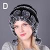 1 шт. модная шапка из меха кролика рекс, меховые шапочки, наушники, шапка, теплые шапки, осенне-зимние женские удобные шапки