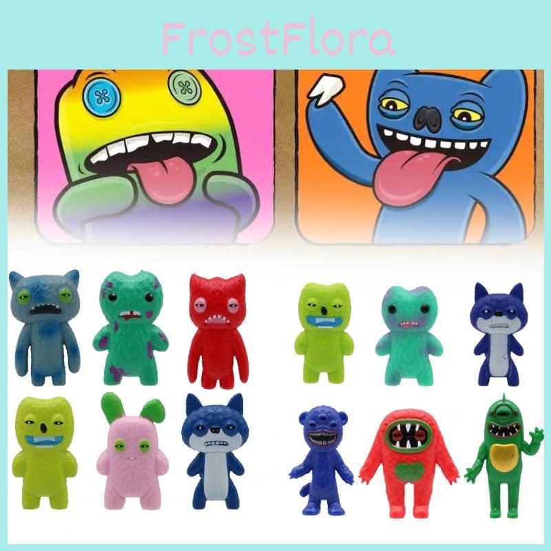 Fuggler 6pcs Action Figure Model Anime Displays Toy Cartoon Doll Gifts Kids