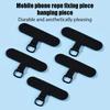 Universal Anti-lost Lanyard Strap Clip for Phone Rope Clip Hang Mobile Black Phone Chain Patch for Iphone Accessories