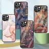 Стеклянный чехол с мраморным узором 1 для Apple iPhone 13 Pro 11 14 12 7 8 Plus SE 2022 XR X XS Max 6 6S закаленный чехол для телефона