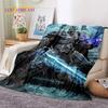 WOW, World of Warcraft  Demon Hunter, Lich King Game Flannel Blanket for Beds Bedroom Sofa Picnic,Throw Blanket Outdoor Leisure