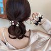 Элегантная жемчужная повязка для волос Простая повязка на голову Высококачественная резинка для волос «маленькая кишка» для хвостика Головной убор Аксессуары для волос для девочек и женщин