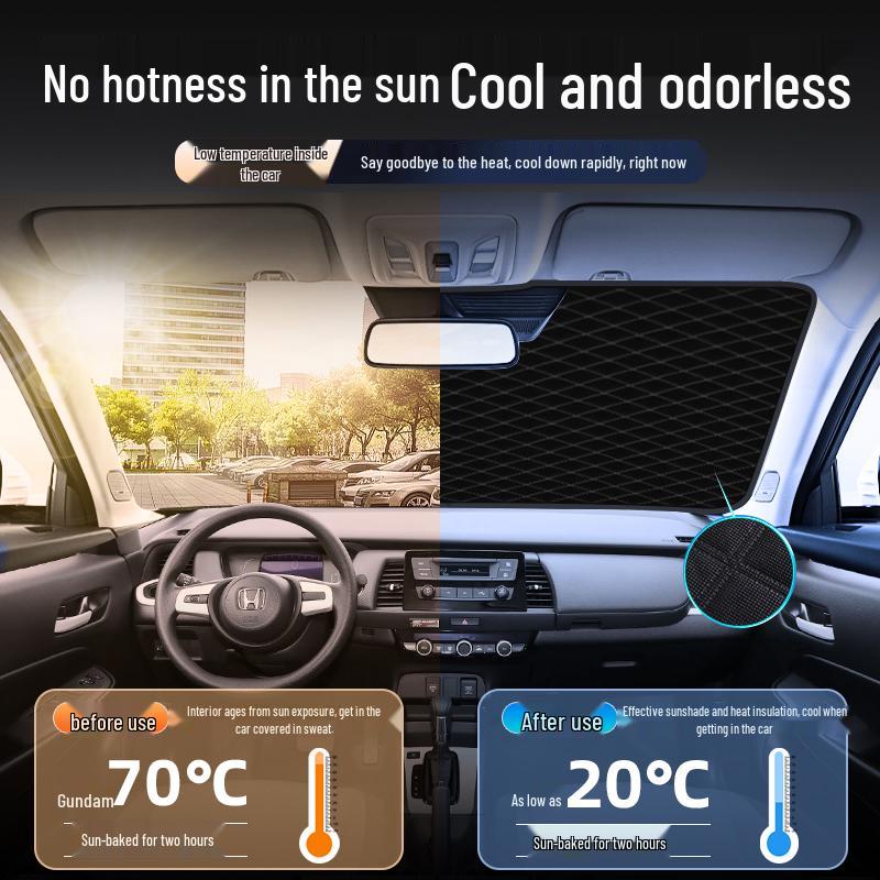 Солнцезащитная шторка для Honda Fit 4-го поколения: Теплоизолирующий козырек, Зонт, Занавеска, Чехол на лобовое стекло.