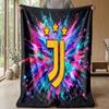 Juventus FC Theme blanket Soft Flannel Blanket Plush Throw Blanket Cozy Sofa Bed Blanket for Home Decor