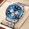 LIGE New Luxury Gold Men Watch Outdoor Sports Wateproof Chronograph Quartz Wristwatch Business Sport Male Clock Montre Homme+BOX