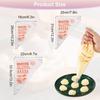 100pcs Disposable Piping Bag Cream Cake Piping Bag Milking Oil Tools Cookie Squeezing Bag Cake Mold Home Kitchen Baking Tools