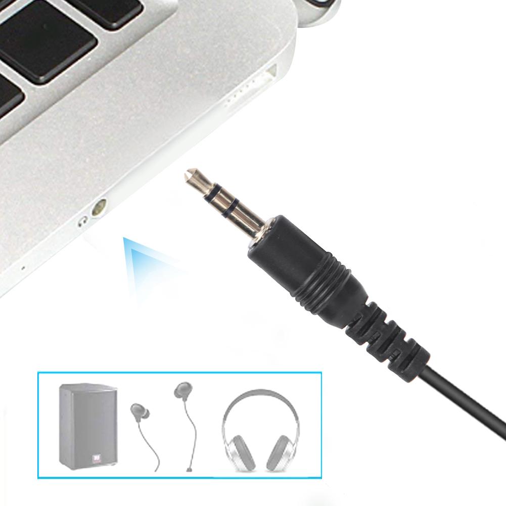 Mini Portable Microphone Condenser Clip On Lapel Mic for Mobile Phone Laptop Conference Interview