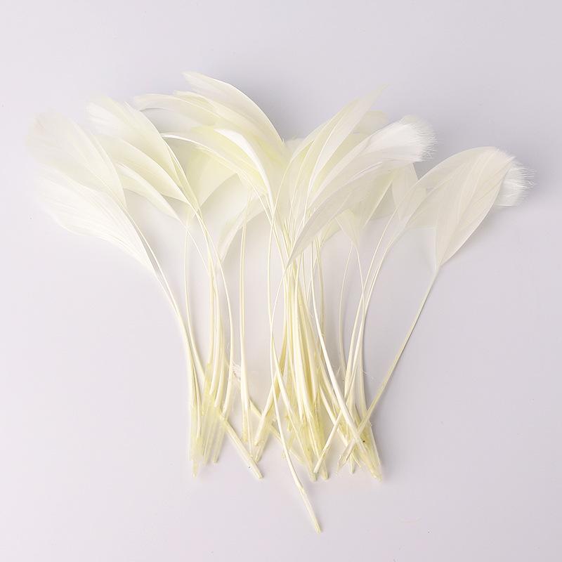 50Pcs22 Colors Optional Diy Handmade Feather Color Torn Large Floating Feather Goose Feather Jewelry Accessories Craft Decoration Materials