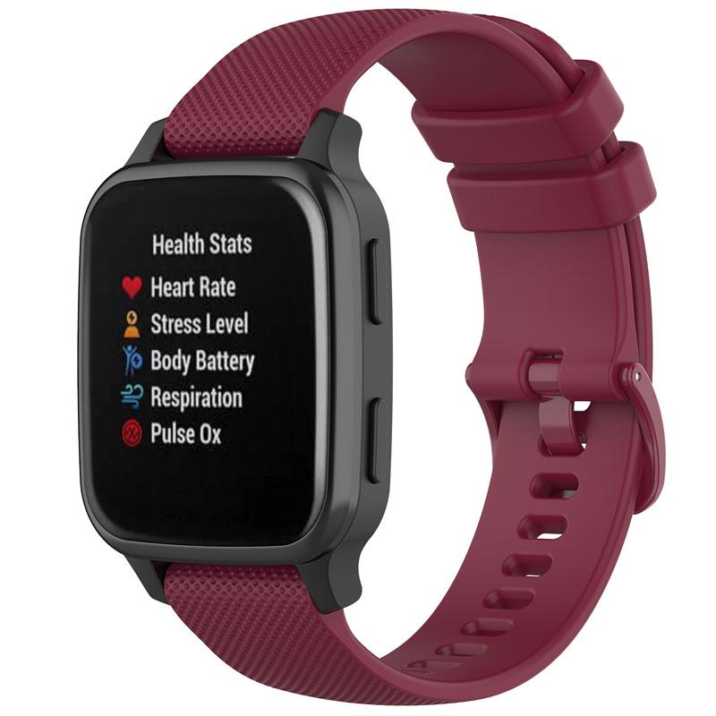 20mm Silicone Watchband For Garmin Venu SQ Smart Watch Bracelet Forerunner 245 645 Music 55 Wristband Strap Replacement Belt