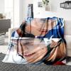 Hockey Player Closeup Blanket Soft Throw Blanket For Home Bedroom Bed Sofa Travel Office Solid Christmas Blanket