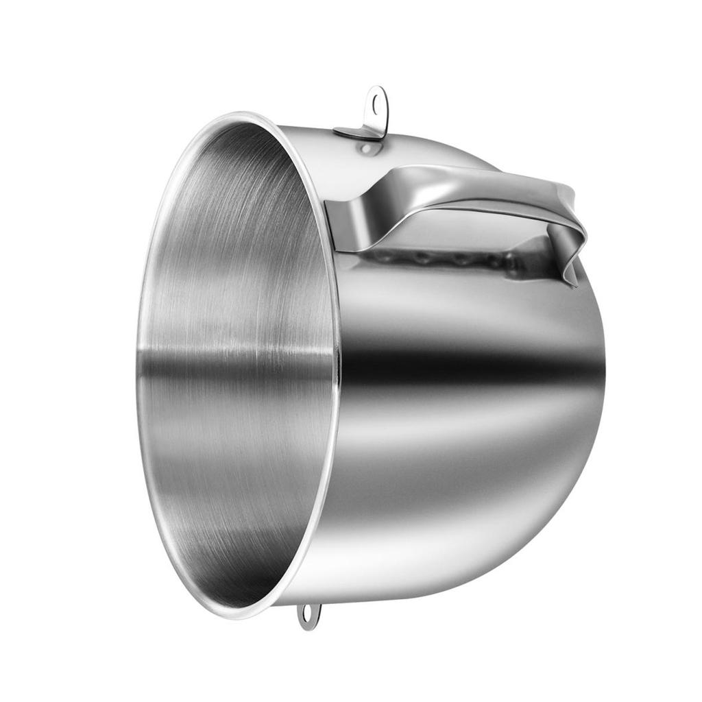 Миксер Чаша из нержавеющей стали Аксессуары для миксера Кухонный миксер Чаша для смешивания Можно мыть в посудомоечной машине Текстура из нержавеющей стали для миксера