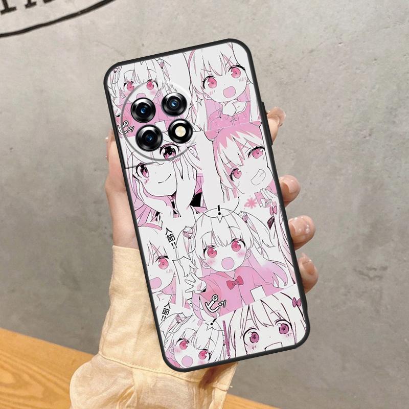Кавайи Япония Девушки Харадзюку Розовый Чехол Для OnePlus Nord 5 CE 2 3 4 Lite N20 N30 OnePlus 15 15R 13 12 11 12R 13T 10T 13R Обложка