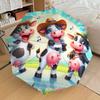 1pc Cow Band Singing Music Notes Umbrella with Plastic Handle,Suitable for All Seasons Home Travel Outdoor UmbrellaDD807