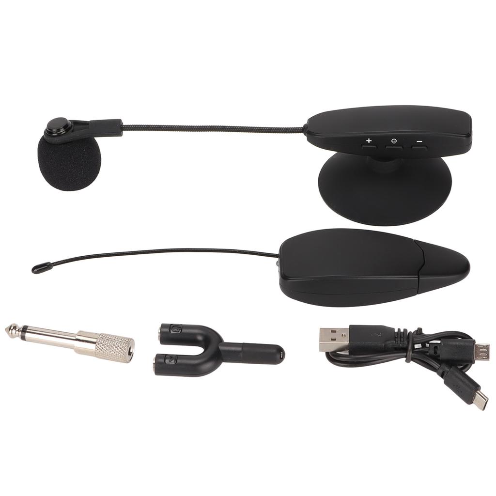 Беспроводной инструментальный микрофон всенаправленный UHF клипсовый конденсаторный микрофон для духовых инструментов, труб, кларнетов