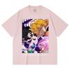 230 Gsm 100% Cotton Demon Slayer V69 Zenitsu Kaigaku Print Unisex Heavy Cotton T Shirt