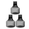 Ribbed Clear Bud Vases Vases Table Centerpiece Modern Plastic Decorative Vases for Home
