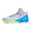 Under Armour Детские кроссовки Curry 2 Retro GS Splash Party Серый Halo-Gray Electric-Blue 3026305-100