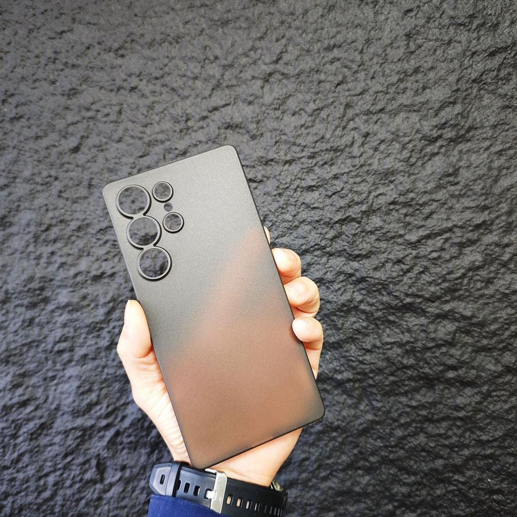 Samsung S25ultra Imported PP Shell Does Not Turn Yellow S24u Simple Mobile Phone Case Ultra Thin 0.3MM Matte S23