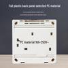 Ultra-Thin Surface-Mounted Three-Gang Single/Double Pole Light Switch Panel