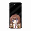 Черный чехол для Xiaomi Redmi 13C Note 9 iPhone XR 7 8 14 15 11 12 13 X XS Pro Max Samsung A25 S23 S24 FE Ultra Plus Steins Gate
