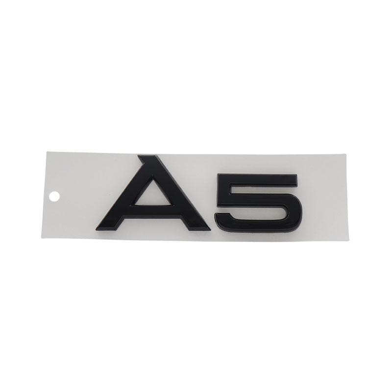 3D Premium A1 A2 A3 A4 A5 A6 A7 A8 Letters for Car Styling Accessories Car Engine Hood Fender Trunk Tail Rear Decal Emblem Badge Sticker