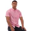 Gant Mens Striped Broadcloth Regular Short-Sleeved Shirt