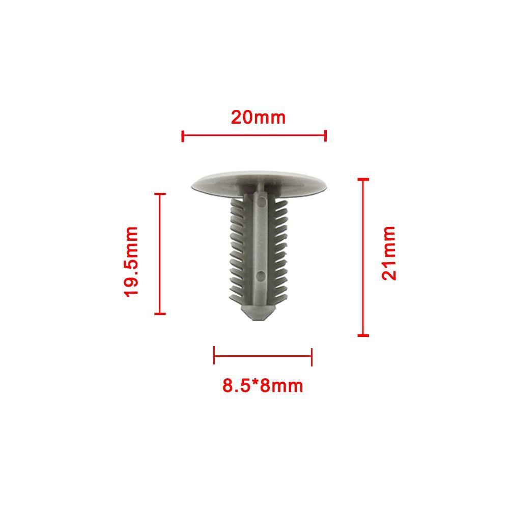 20Pcs ABS Fixing Screw Cap Nylon Trim Panel Retainer Car Proof Ceiling Clips  Car Roof Repair Tool