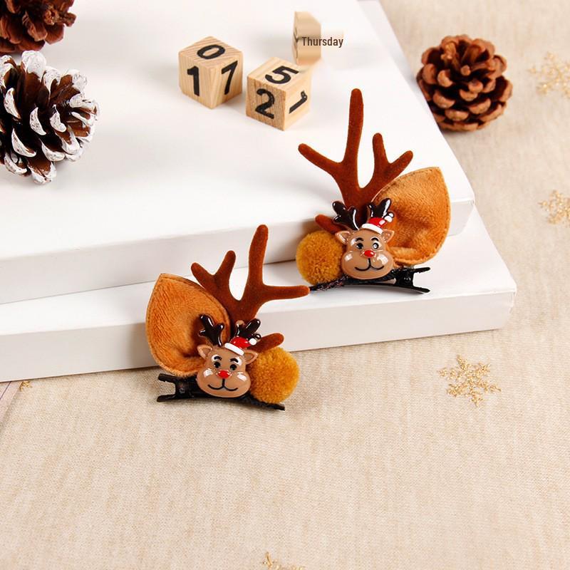 Mori Style Christmas Antler Hair Clip – Sweet and Cute for Adults and Kids