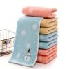 Christmas Hand Face Towel for Kids 100% Cotton Snowman Washing Cloth Home Towels Bathroom New Year Xmas Gift