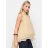 Women S Loose Ruffled Halter Neck Chiffon Blouse Summer Casual Top