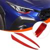 Красные накладки на фары из углеродного волокна (брови) для Subaru Crosstrek 2024+
