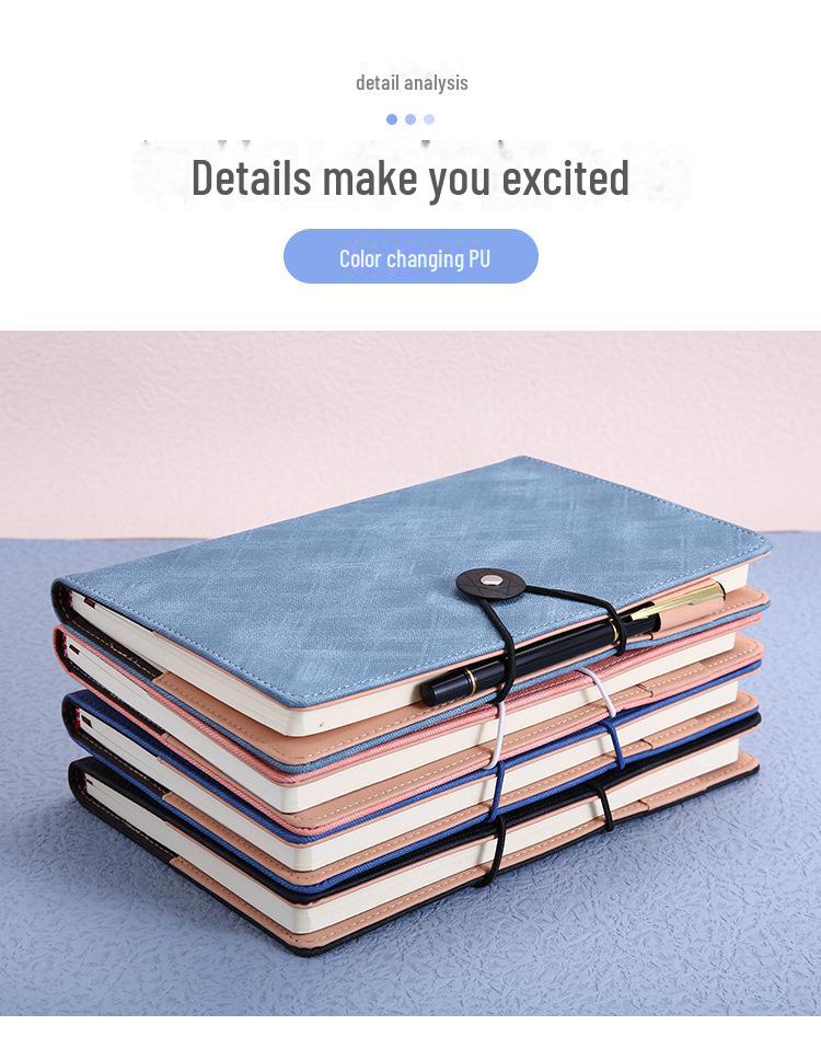 Мягкий кожаный деловой блокнот формата А5 с индивидуальным логотипом