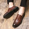 Large Size Leather Shoes 2025 Business Autumn New Men's Leather Shoes Size 37 Formal Men's Shoes Foreign Trade Casual Shoes Men's