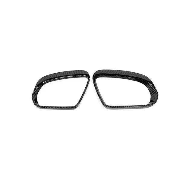 ABS хром/углерод для Mercedes Benz BCES GLB GLC Class W205 W213, боковая дверь автомобиля, поворотное зеркало заднего вида, дождь для бровей, 2 шт., LHD
