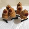 10pcs/set Flocking Spring Hair Clip Zinc Zinc Alloy Cartoon Duckbill Clip Funny Capybara Hairpin Set  Gifts
