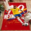 Neymar Jr Soccer Artwork Customize Your Name Area Rug Perfect for Outdoor Dining Room Balcony Decorate room Antislip Carpet Decorate Offices