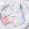 100Sheet Simplicity Sticky Note Solid Color Mini Notepad Creative Study Memo Pad for Kid Lovely Stationery Adhesive Index Note