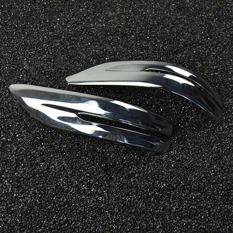N60R-2Pcs Chrome Rearview Side Mirror Stripe Cover Trim For Honda CR-V CRV 2017-2019