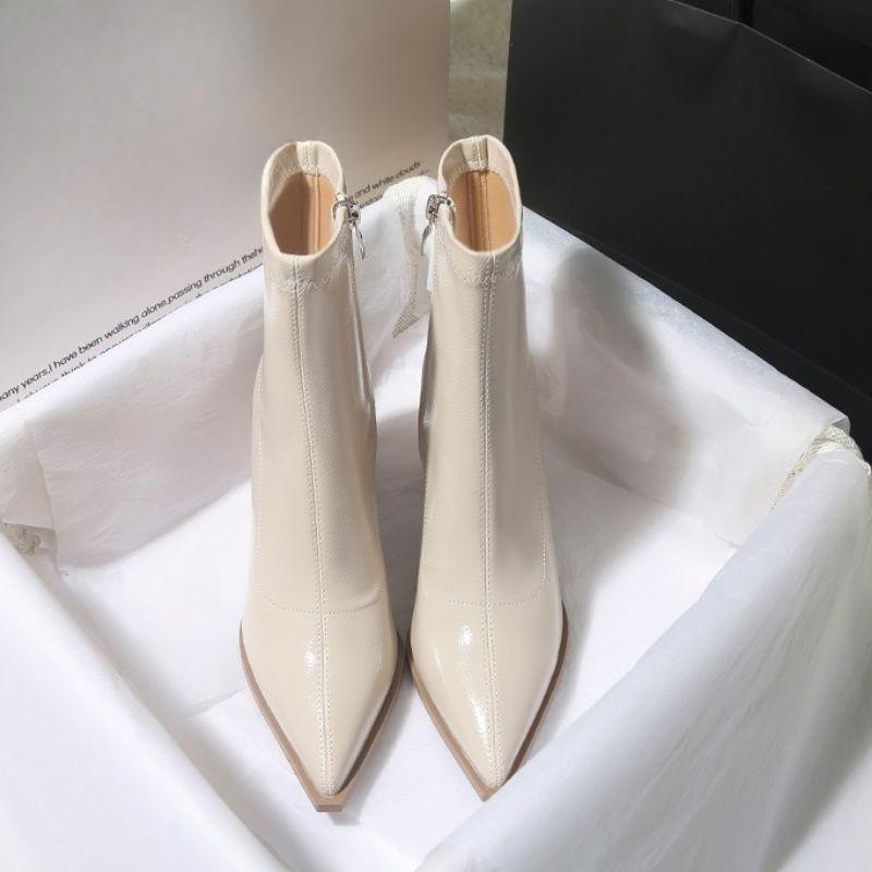 Модные ботильоны Кожа Теплый коричневый Мех Британский стиль Женские короткие туфли Тренд 2025 Новинка в обуви Рок Распродажа Горячие ПУ ботильоны для женщин