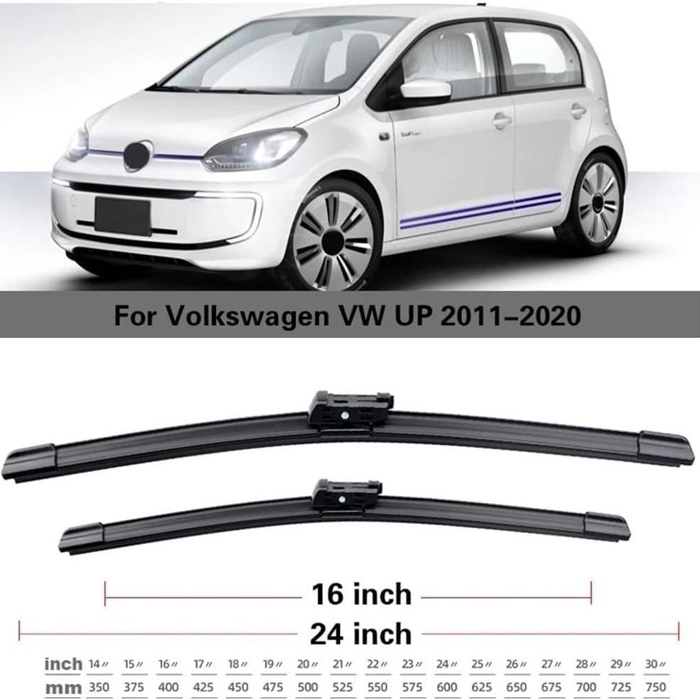 Щетки стеклоочистителя для Volkswagen VW UP 2011-2020 24 + 16