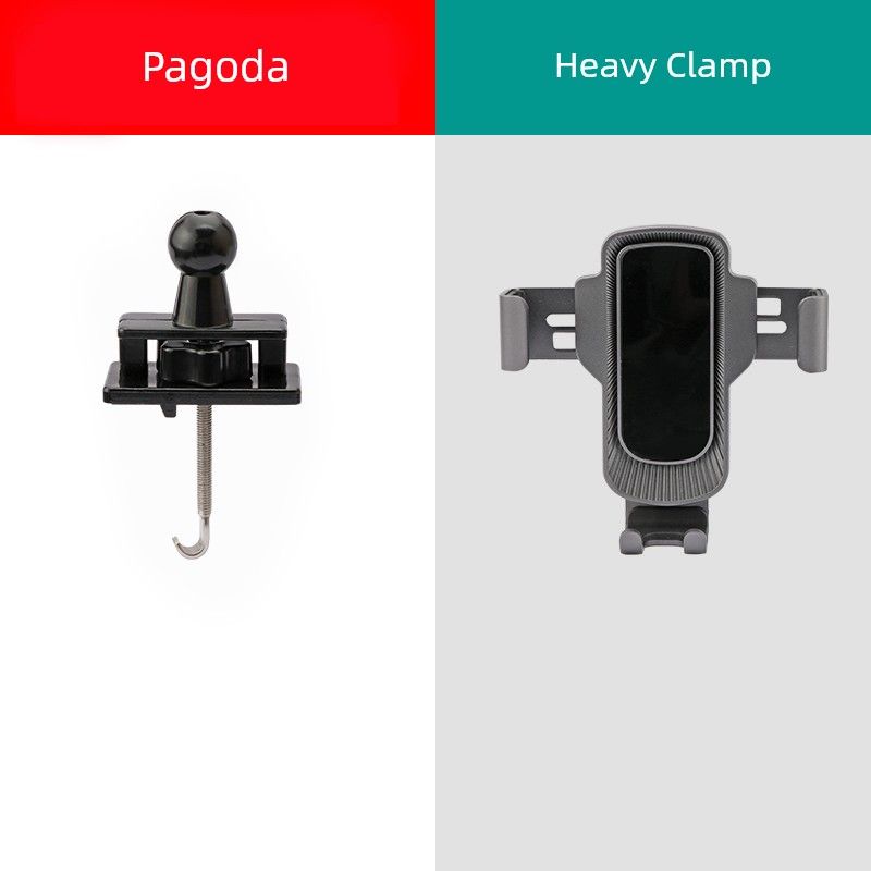 Horizontal and Vertical Air Outlet Snap-on on-Board Bracket Car Gravity Support Clip Thick Mobile Phone Car Navigation Frame Neutral