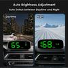 Universal Car Speedometer HUD Head Up Display Digital Speed Meter GPS Compass Multifunctional Auto Accessories Solar Energy
