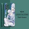 Luxury Case For Samsung Galaxy A21s A71 A50 A01 A31 A03s A11 A02 A51 A70 M02s Anime Jujutsu Kaisen Tpu Square Liquid Cover