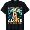 Это не совсем пить в одиночестве, если дома собака. Футболка для собаки
