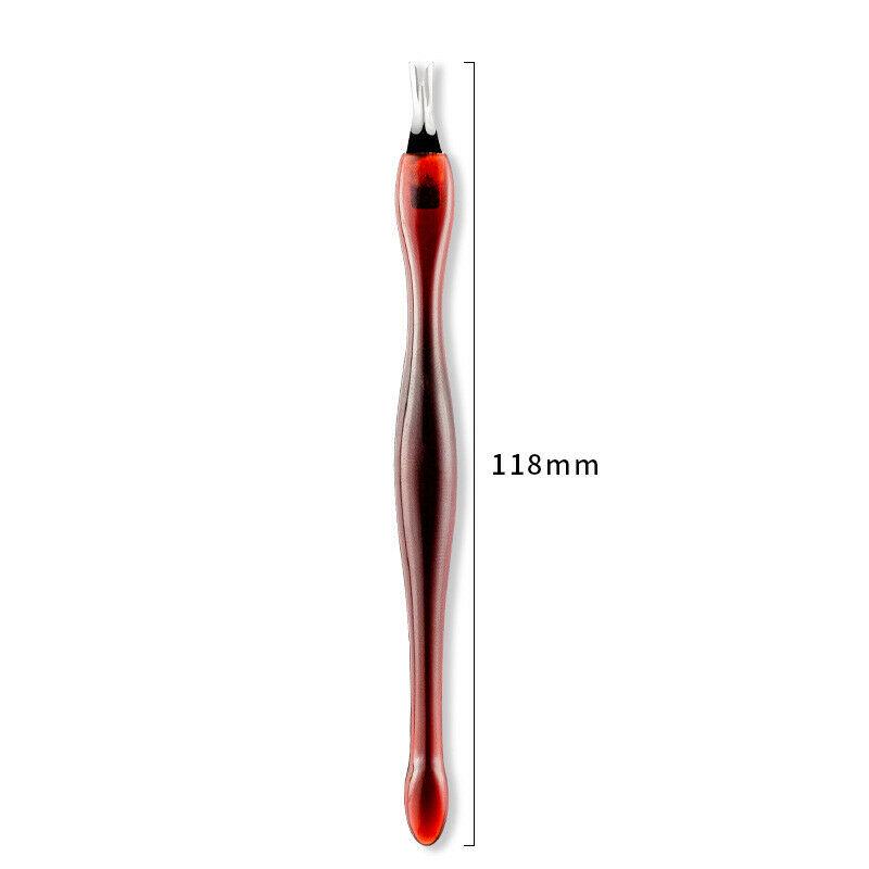 4Pcs Nail Art Cuticle Spoon Pusher Nipper Cutter Trimmer Manicure Care Tools