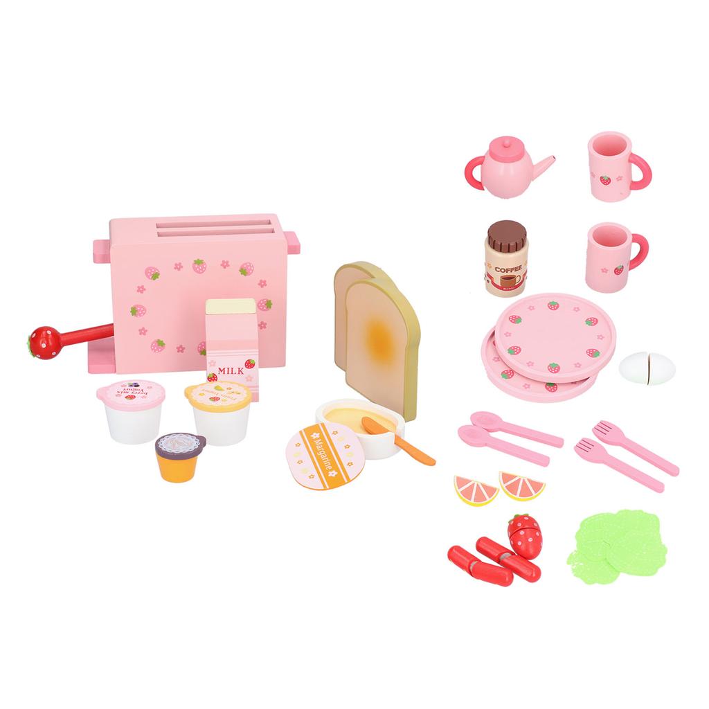 Имитация чайника для завтрака, тостера для хлеба, детская развивающая ролевая игра, кухонная игрушка