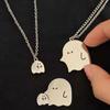 Accessories Kids Gift Chain Women Necklace Cartoon Necklace Couple Necklaces Cute Ghost Necklace