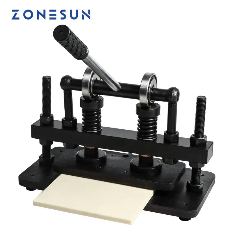 ZONESUN ZS-DM Ручная машина для вырубки кожи по пресс-форме для творческих проектов