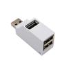Портативный USB-разветвитель 3 порта USB2.0 Адаптер-концентратор для ноутбука, автомобиля, планшета, Air и многого другого